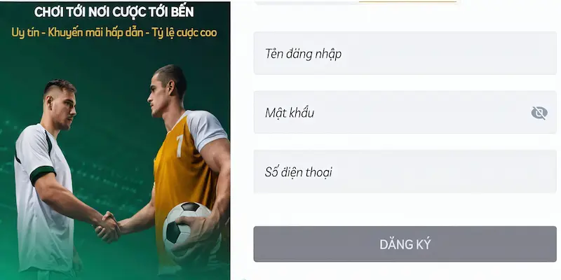 Đăng ký tài khoản nhà cái gồm các bước nào?
