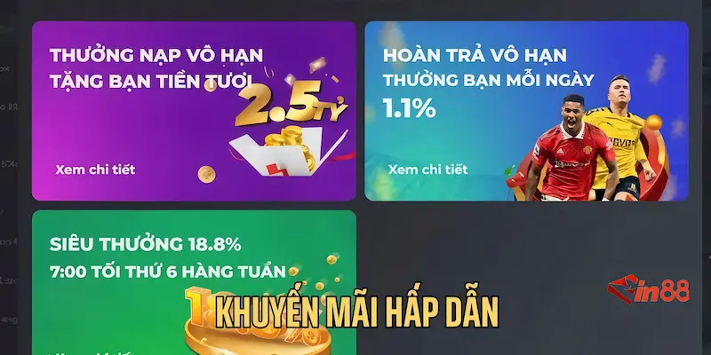 Hệ thống khuyến mãi hấp dẫn